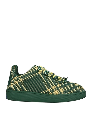 BURBERRY Sneakers Green 98% Polyamide, 2% Elastane