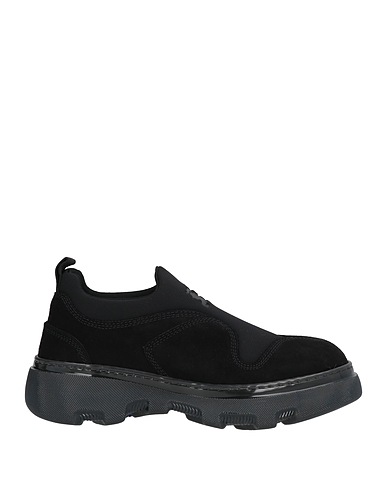 BURBERRY Sneakers Black Calfskin, Polyamide, Elastane