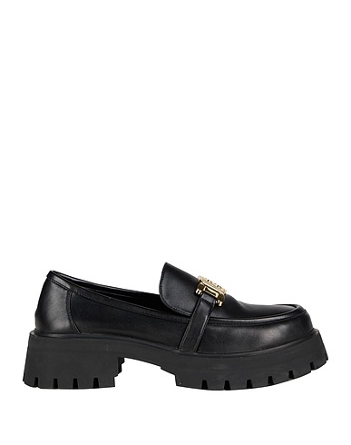 LAURA BIAGIOTTI Loafers Black Textile fibers