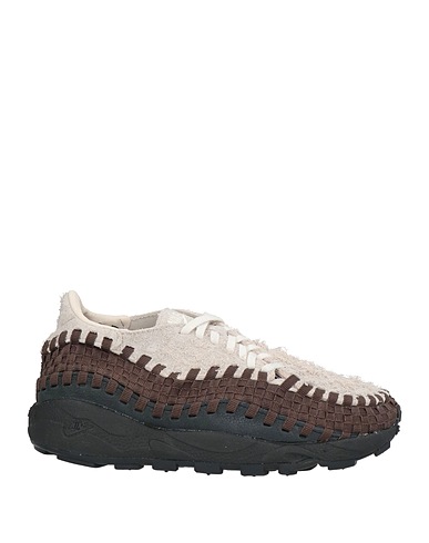 NIKE Sneakers Light grey Leather, Textile fibers