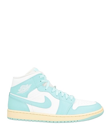 JORDAN Sneakers Turquoise Leather, Synthetisches Material
