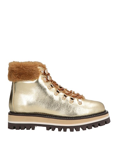 LOLA CRUZ Ankle boot Gold Leather