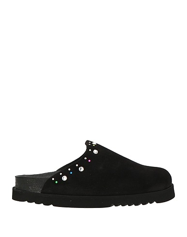 SCHOLL Mules and clogs Black Leather