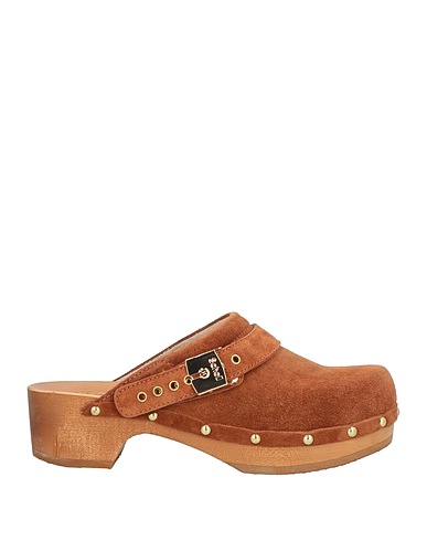 SCHOLL Mules and clogs ICONIC Brown Leather
