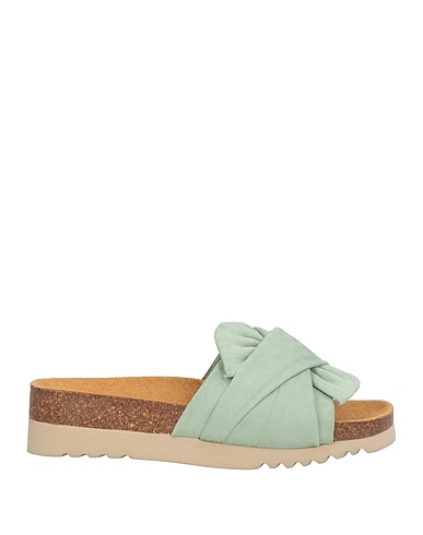 SCHOLL Sandals BIOPRINT Light green Textile fibers