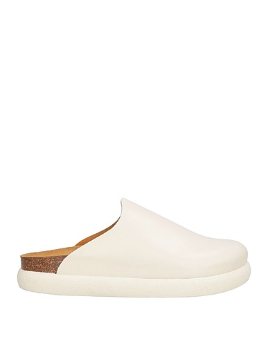 SCHOLL Mules and clogs Off white Leather