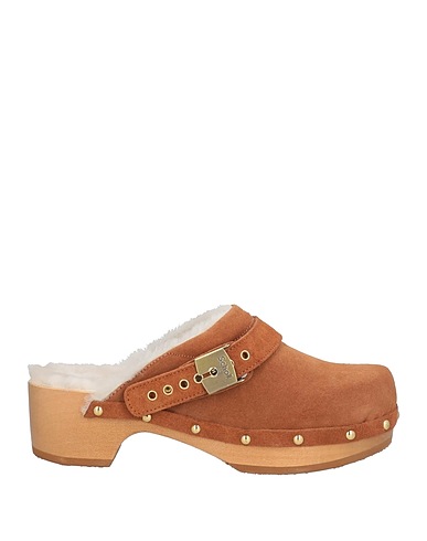 SCHOLL Mules and clogs ICONIC Tan Leather