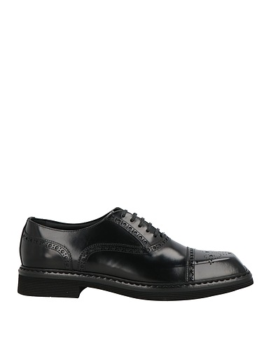DOLCE&GABBANA Laced shoes Black Leather