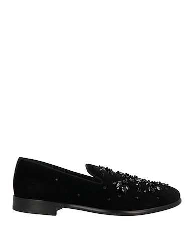DOLCE&GABBANA Loafers Black Textile fibres