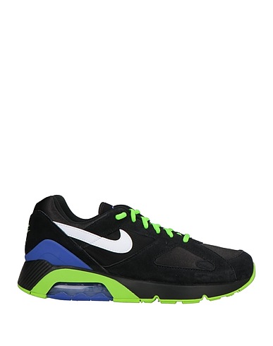 NIKE Sneakers Black Textile fibres, Leather