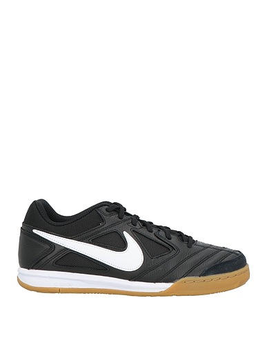 NIKE Sneakers Black Leather, Textile fibers