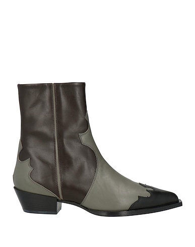 AEYDE Ankle boot Dark brown Leather