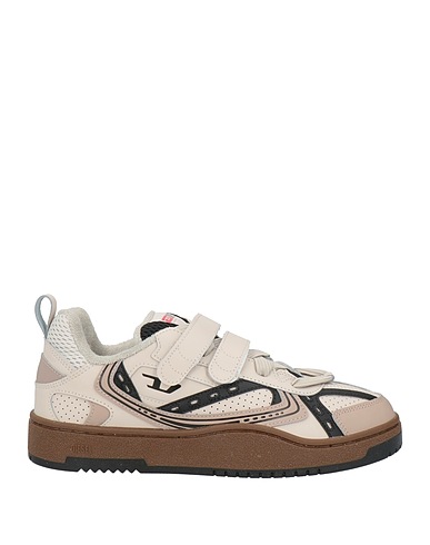 DIESEL Sneakers Light grey Cow leather, Polyester, Polyurethane