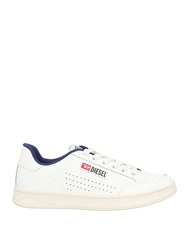 DIESEL Sneakers Blue Cow leather, Textile fibers
