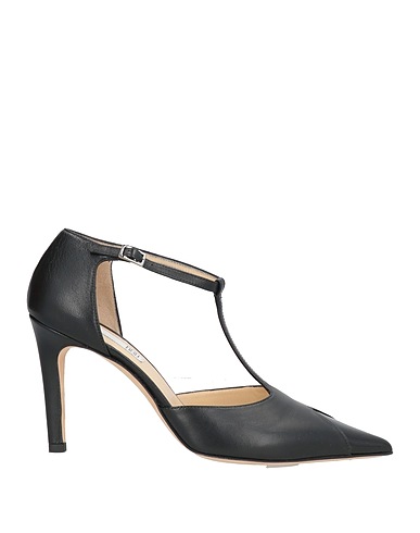 DOUUOD Pump Black Leather
