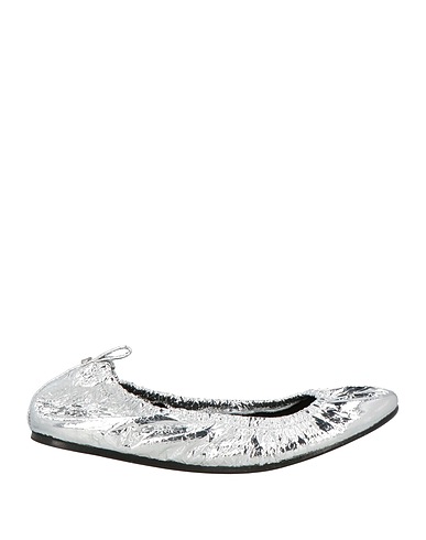 ISABEL MARANT Ballet flats Silver Lambskin