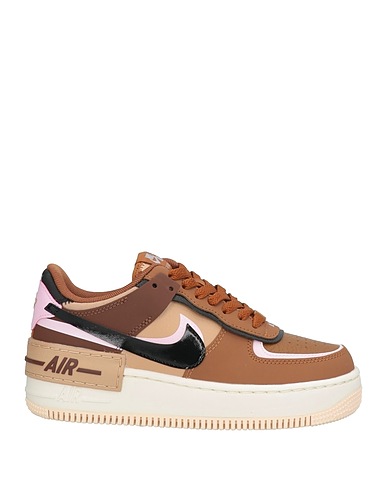 NIKE Sneakers Marron Cuir, Matière synthétique