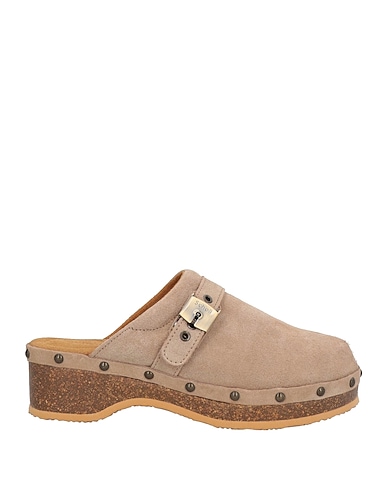 SCHOLL Mules and clogs Taupe Leather