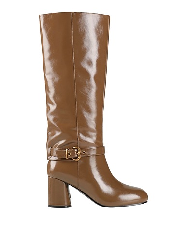 PINKO Boots Military green Leather