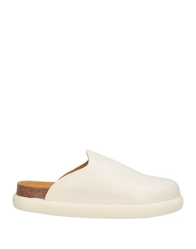 SCHOLL Mules and clogs Off white Leather