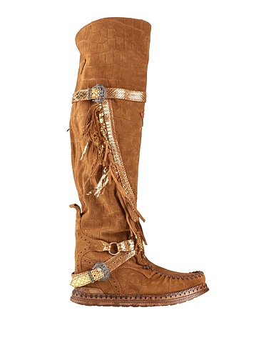 EL VAQUERO Boots Khaki Leather