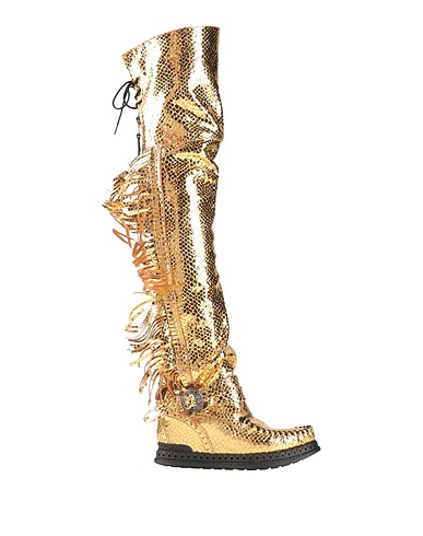 EL VAQUERO Boots Gold Leather