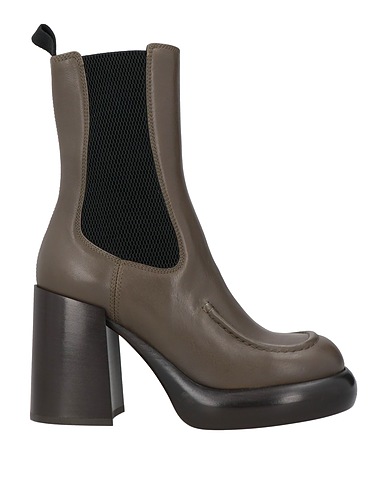 BURBERRY Ankle boot Dark brown Leather