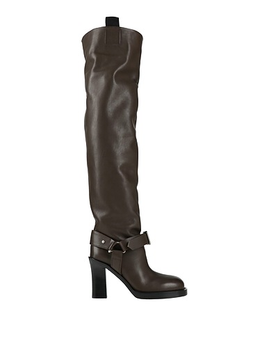 BURBERRY Boots Dark brown Leather