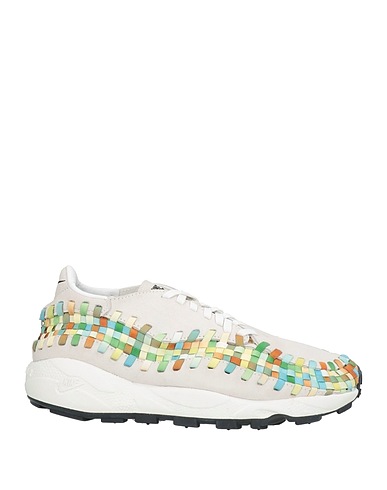 NIKE Sneakers Light grey Leather, Textile fibers