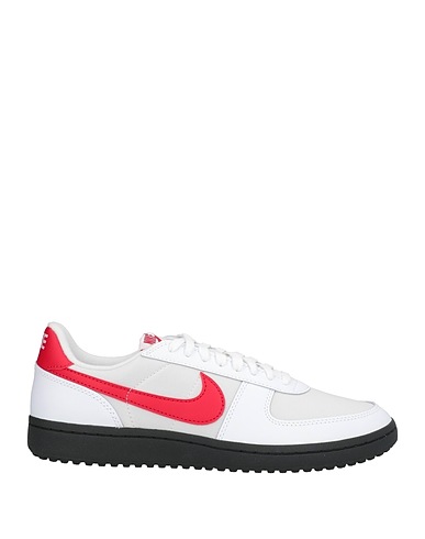 NIKE Sneakers Light grey Leather, Textile fibers