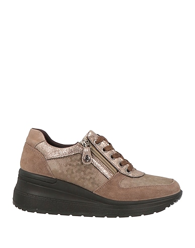 ENVAL SOFT Sneakers Maulwurfsgrau Leder