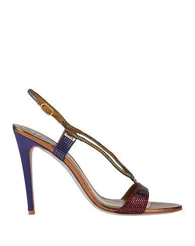 RENE' CAOVILLA Sandals Bronze Leather