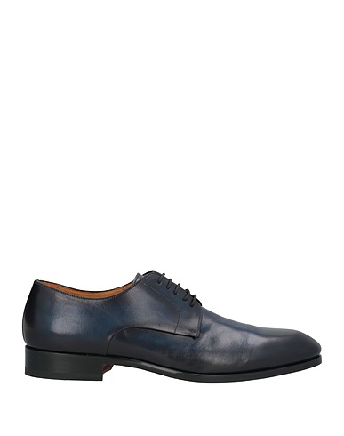 MAGNANNI Laced shoes Midnight blue Leather