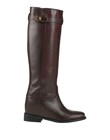 JOY WENDEL Boots Dark brown Leather