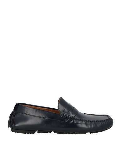 ROSSI SHOES モカシン ミッドナイトブルー 革（なめし加工）