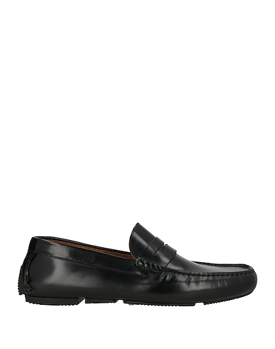 ROSSI SHOES Loafers Black Leather
