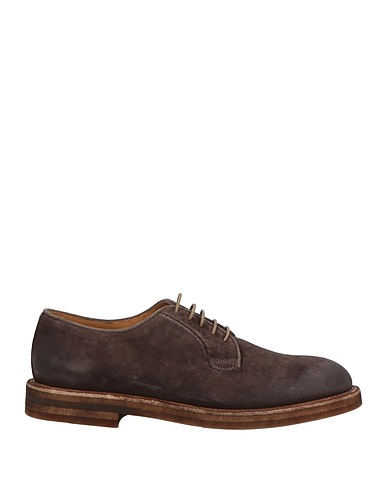 CORVARI Laced shoes Khaki Leather