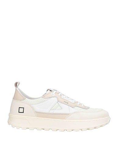 D.A.T.E. Sneakers White Leather, Textile fibres
