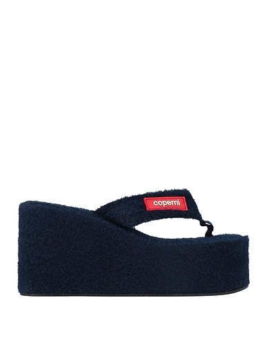 COPERNI Flip flops Navy blue Textile fibres