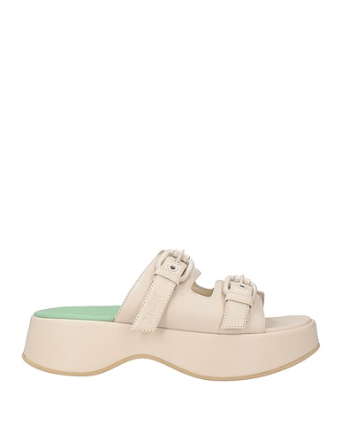 3JUIN Sandals Off white Leather