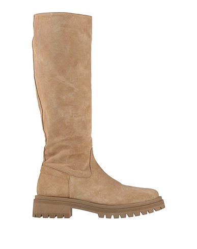 CROWN Boots Beige Leather