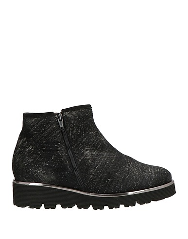 SCOLARO Ankle boot Black Leather