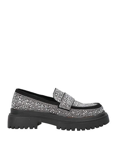 MANUFACTURE D'ESSAI Loafers Silver Textile fibers