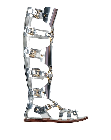 DOLCE&GABBANA Sandals ARGENTO Cowhide
