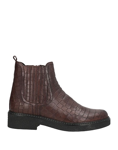 THE FLEXX Ankle boot Dark brown Leather
