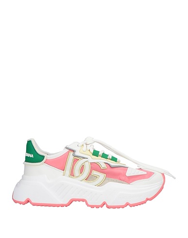DOLCE&GABBANA Sneakers SNK Pink 50% Polyamide, 40% Calfskin, 10% Viscose