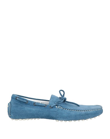 CORNELIANI ID Loafers Slate blue Leather