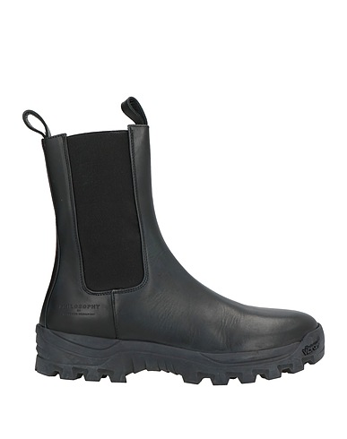 PHILOSOPHY di LORENZO SERAFINI Ankle boot Black Leather