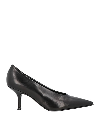 LELLA BALDI Court Black Leather