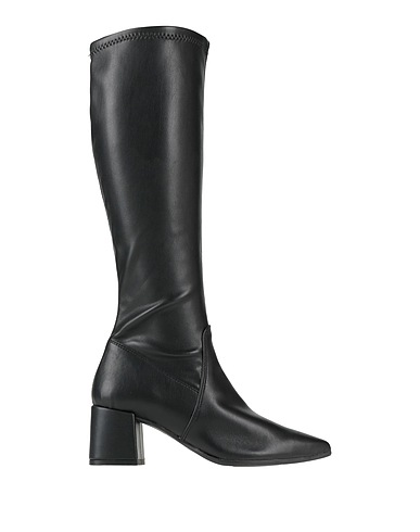 FRANCESCO BRUNELLI Boots Black Textile fibres
